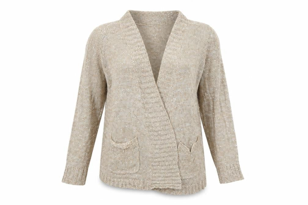 Atmosphere Womens Gold   Cardigan Jumper Size 14