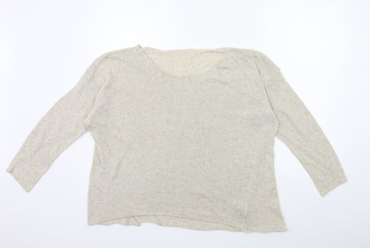 Preworn Womens Beige   Pullover Jumper Size S