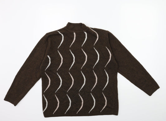 Preworn Womens Brown   Pullover Jumper Size 14