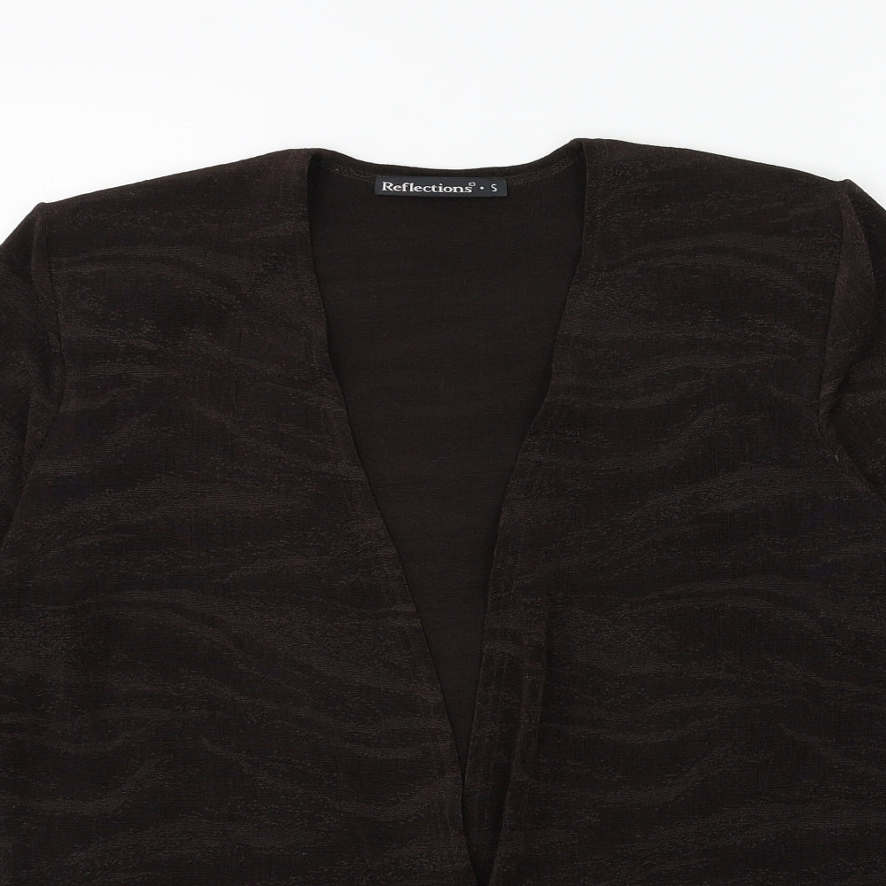 Reflections Womens Brown   Cardigan Jumper Size S