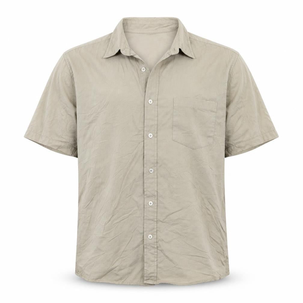 Hawkshead Mens Brown    Button-Up Size M