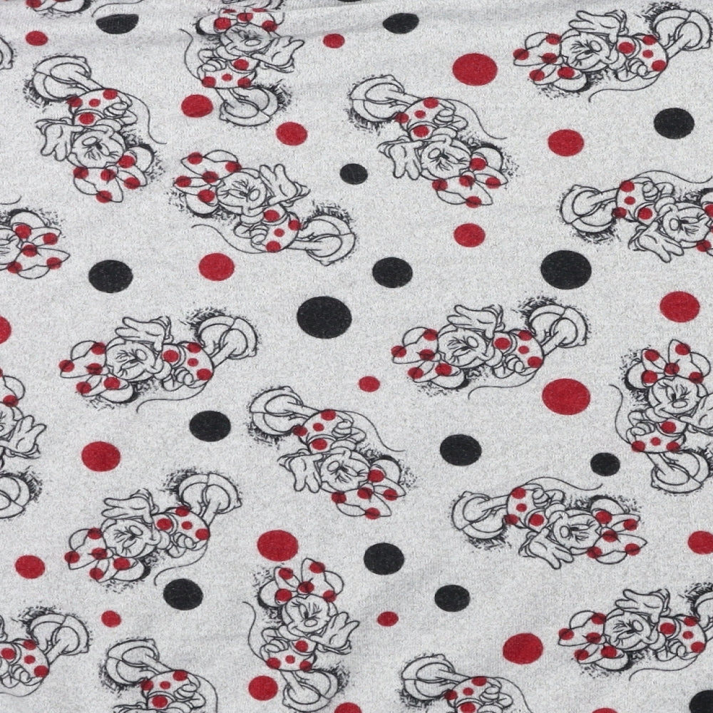 Disney Womens Grey   Top Pyjama Top Size 8  - MINNIE MOUSE