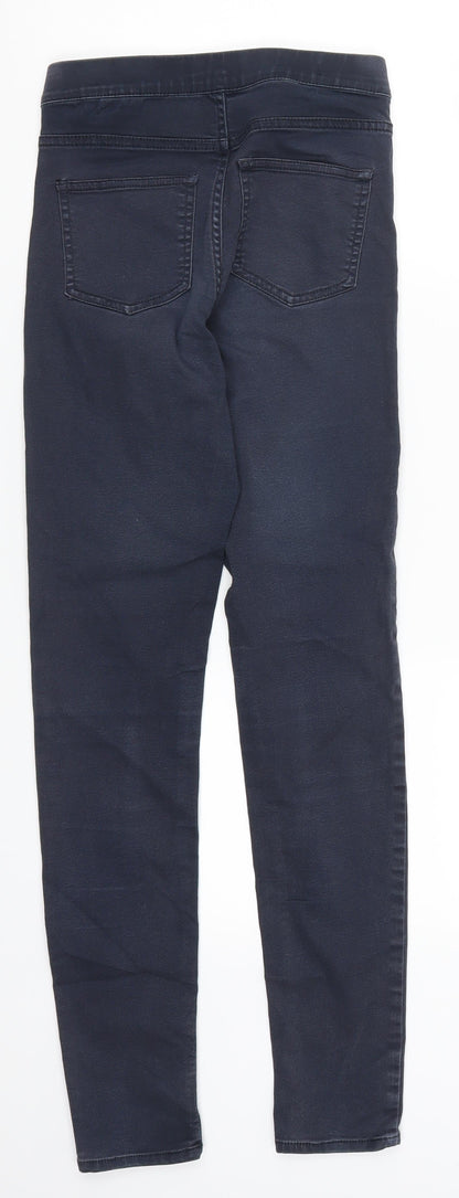 Preloved H&M Womens Blue  Denim Jegging Jeans Size 6 L27 in - Back