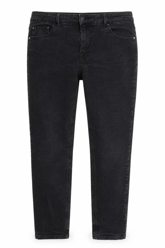 Womens Black  Denim Skinny Jeans Size 33 in L29 in