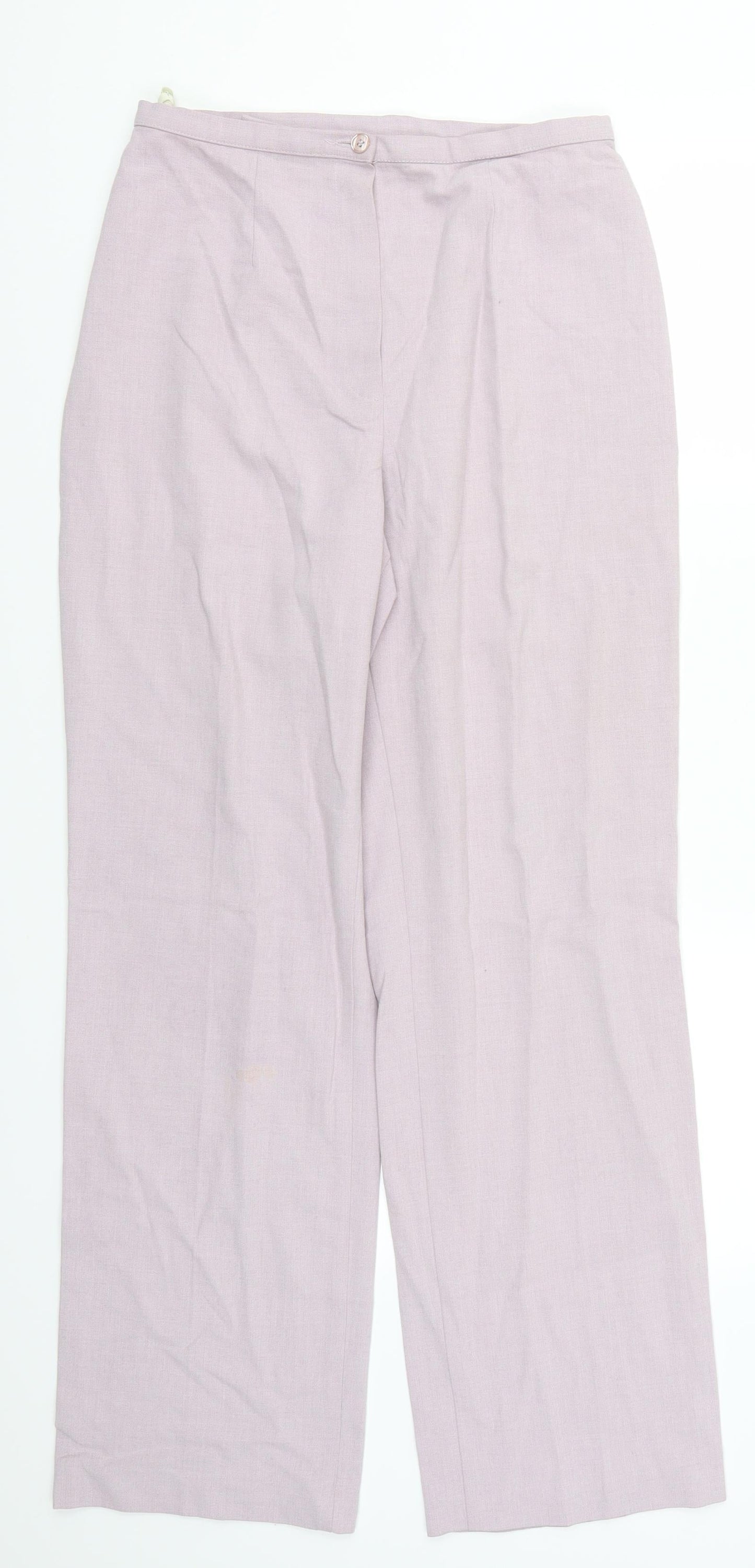 Marks and Spencer Womens Purple   Trousers  Size 14 L29 in