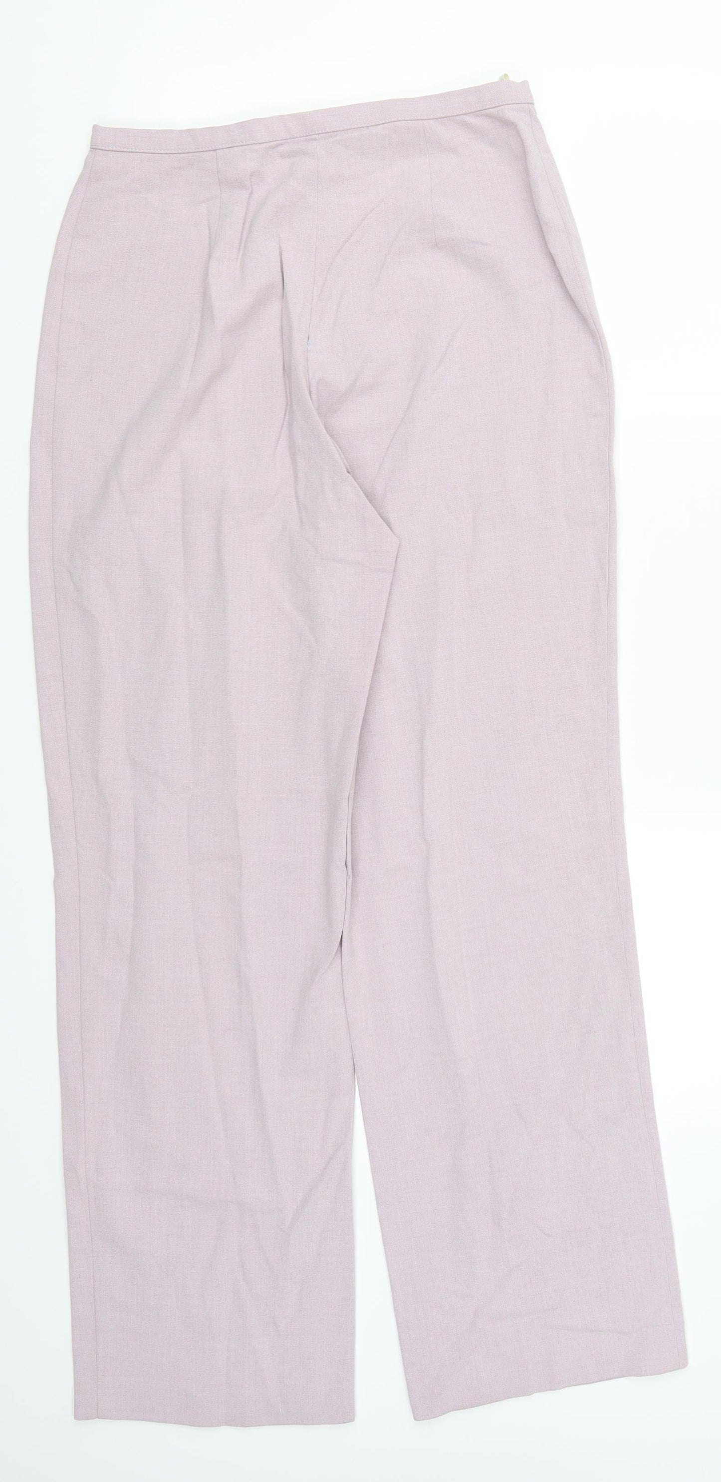 Marks and Spencer Womens Purple   Trousers  Size 14 L29 in