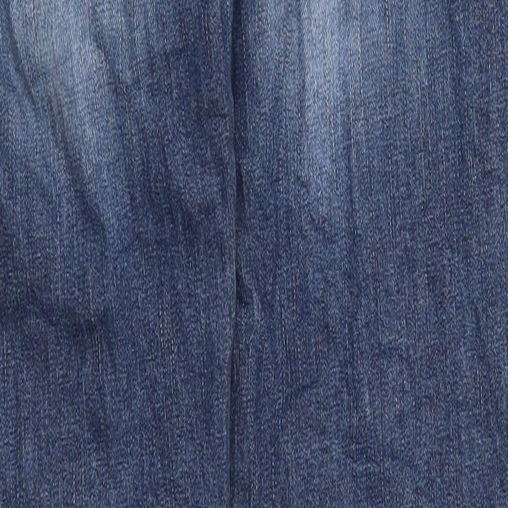 Preworn Womens Blue  Denim Skinny Jeans Size 32 in L31 in