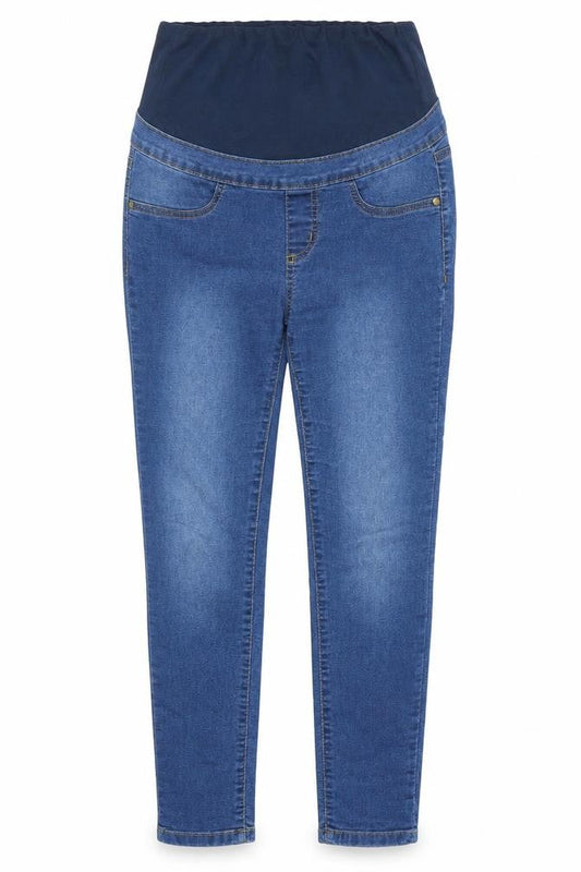 Boohoo Womens Blue  Denim Skinny Jeans Size 8 L28 in
