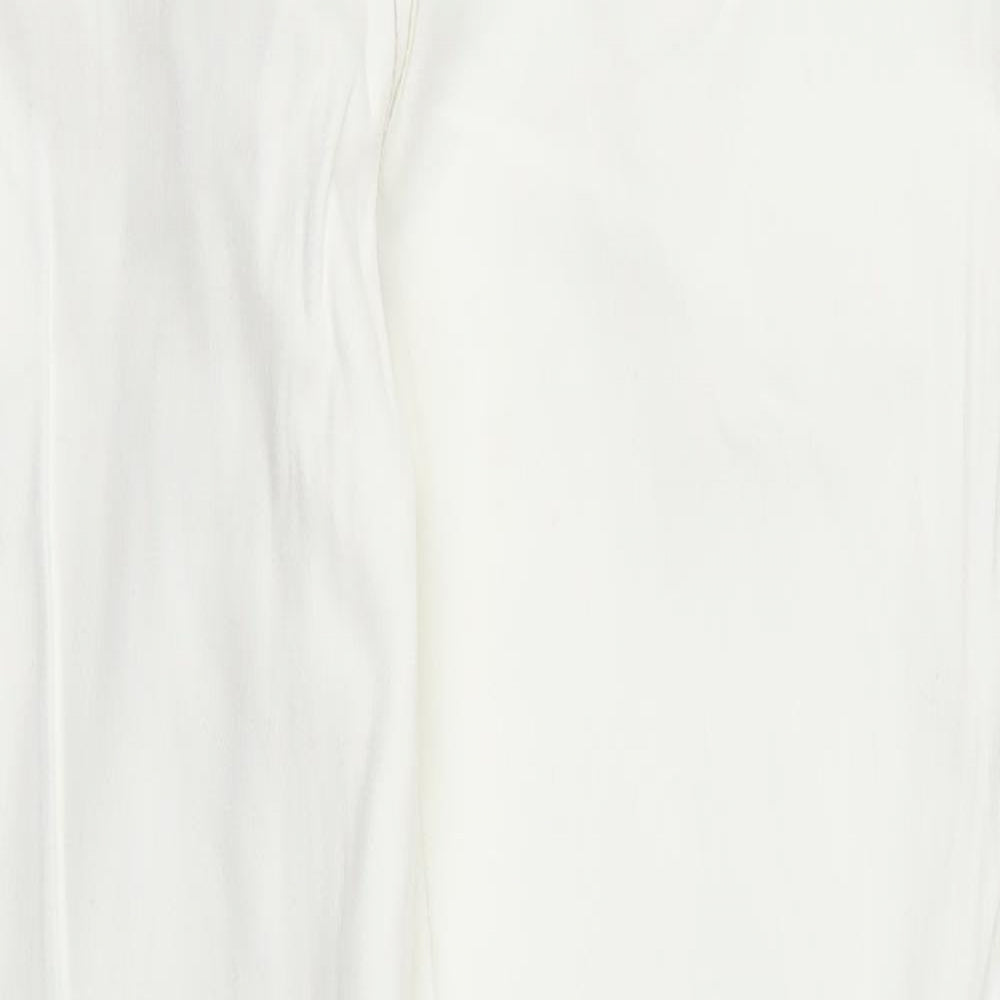 Preworn Womens White  Denim Jegging Jeans Size 30 in L26 in