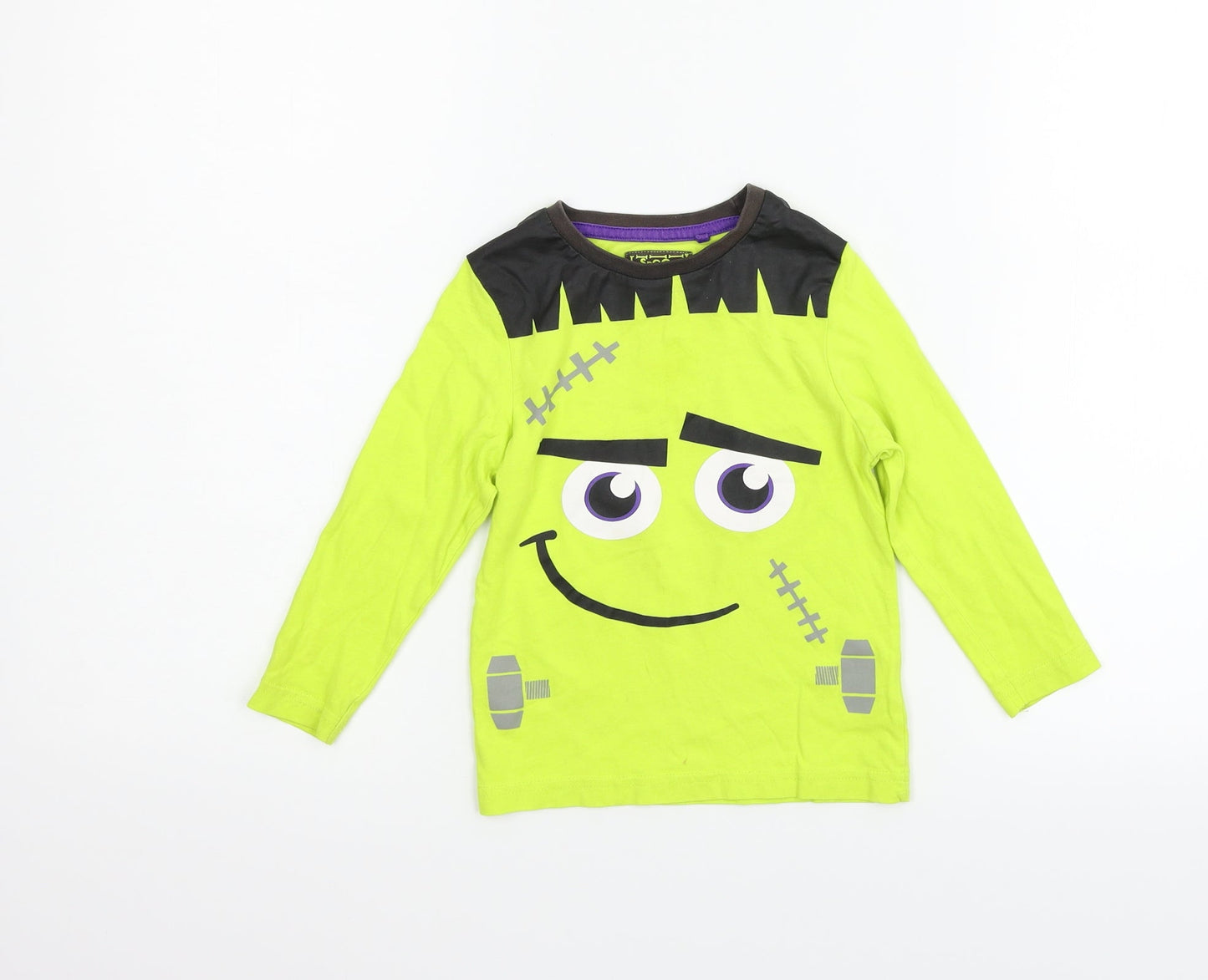 TU Boys Green Houndstooth  Basic T-Shirt Size 12-18 Months