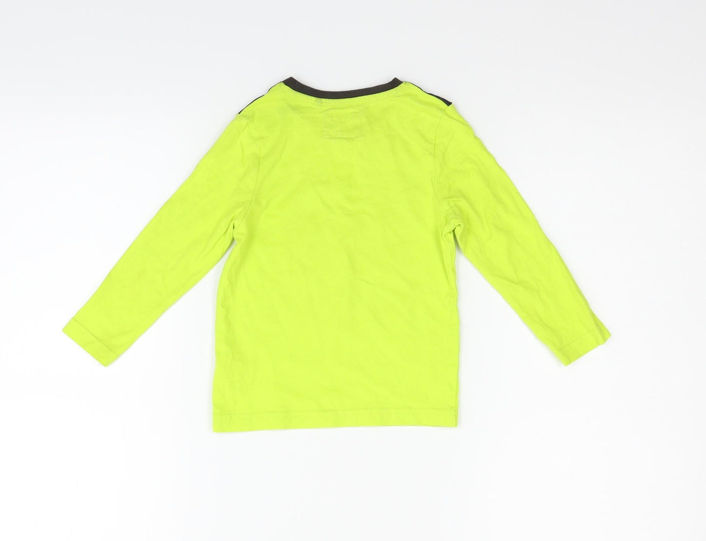 TU Boys Green Houndstooth  Basic T-Shirt Size 12-18 Months
