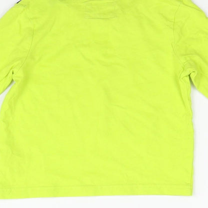 Tu Boys Green Houndstooth  Basic T-Shirt Size 12-18 Months