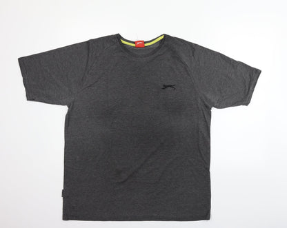 Slazenger Womens Grey   Basic T-Shirt Size XL