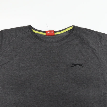 Slazenger Womens Grey   Basic T-Shirt Size XL