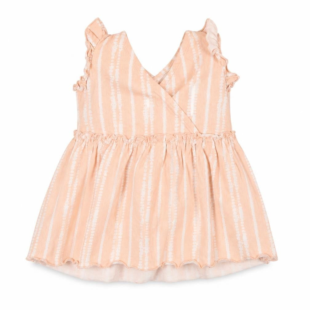 George Girls Orange Polka Dot  Fit & Flare  Size 6-9 Months
