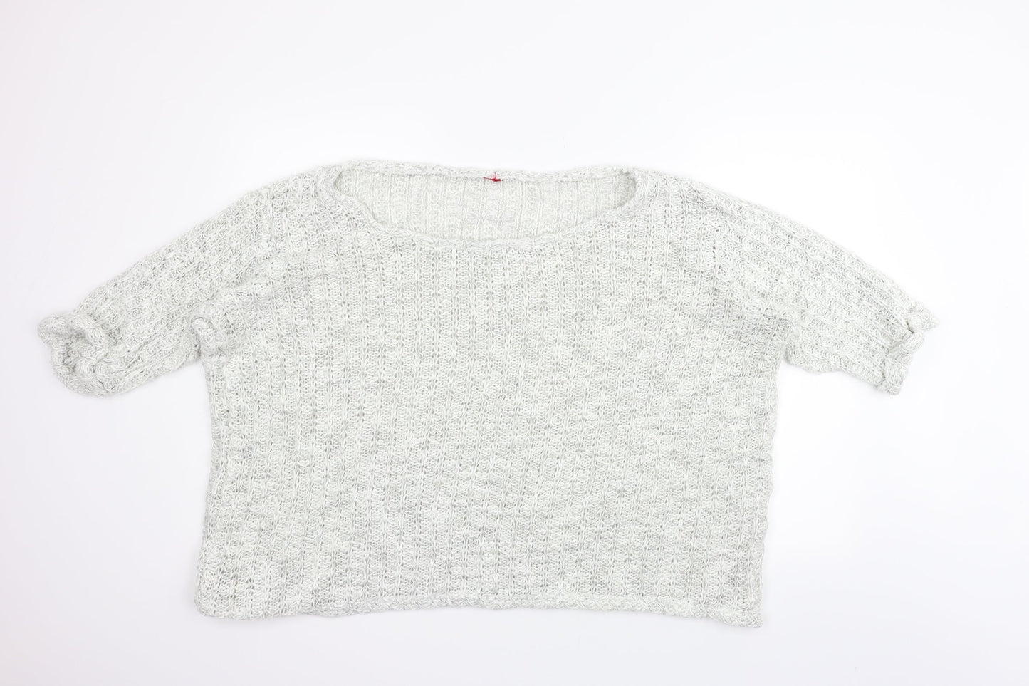 YOURS  Womens White   Henley Jumper Size 22