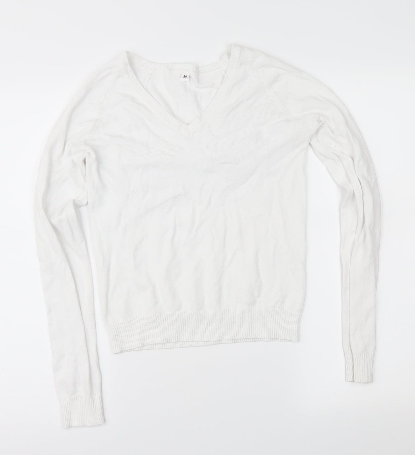 Preworn Womens White   Pullover Jumper Size M