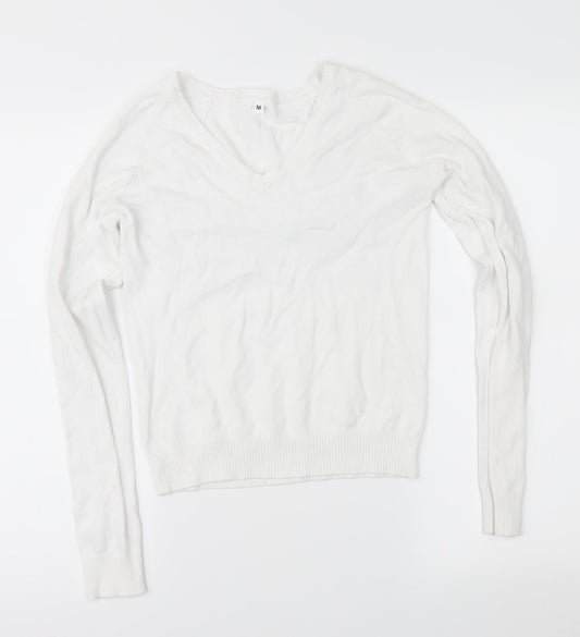 Preworn Womens White   Pullover Jumper Size M
