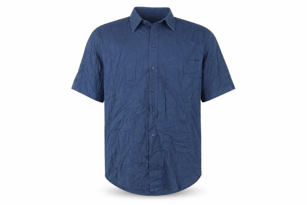 Essentials Mens Blue    Button-Up Size 16.5
