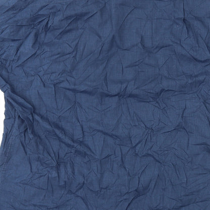 Essentials Mens Blue    Button-Up Size 16.5