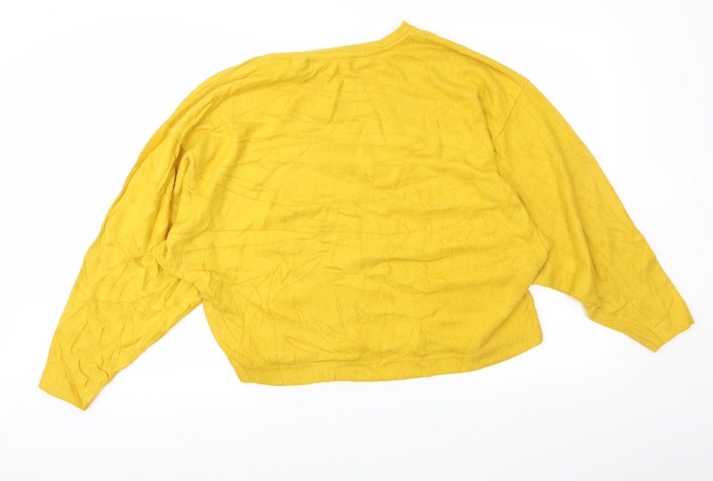 Stradivarius Womens Yellow   Pullover Jumper Size M