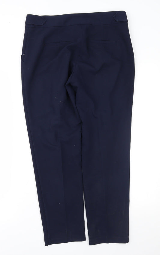 Dorothy Perkins Womens Blue   Trousers  Size 10 L27 in