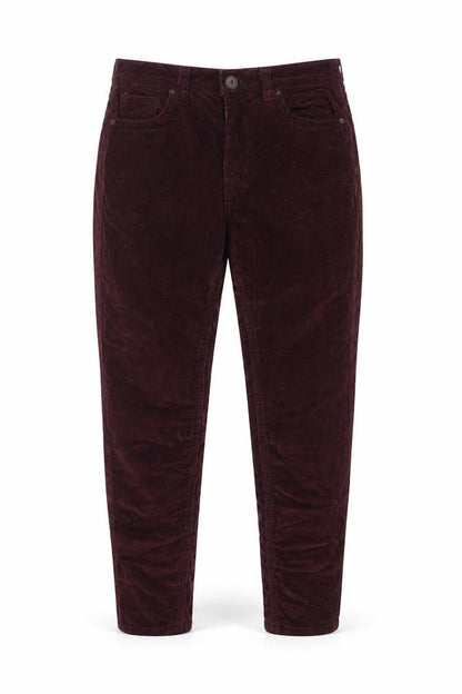 Topshop Womens Purple  Corduroy Trousers  Size 25 in L30 in
