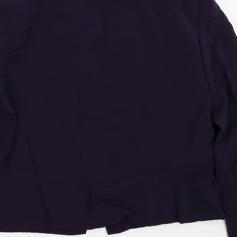 123 Womens Purple   Jacket Coat Size 46