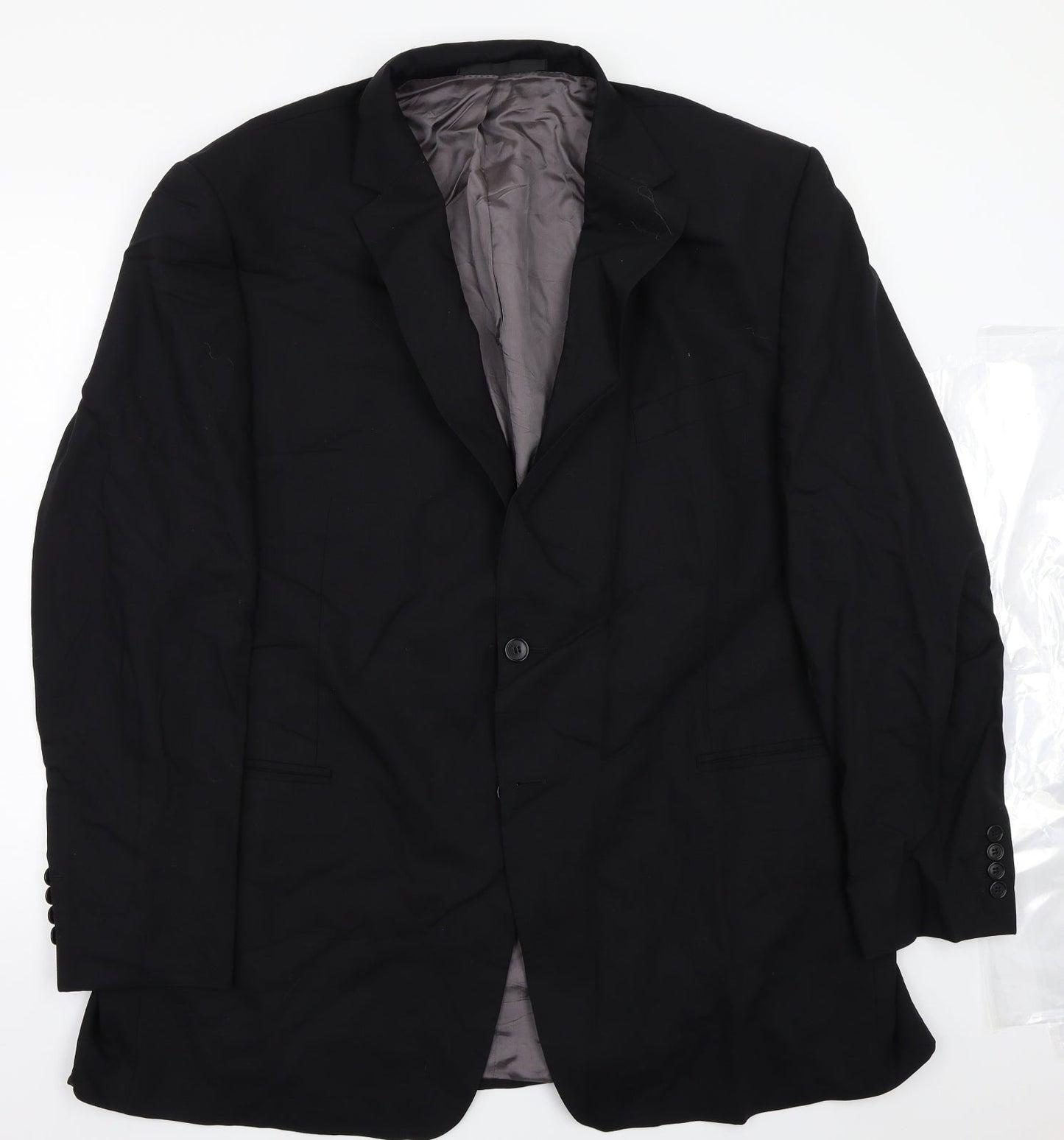 Marks and Spencer Mens Black   Jacket Suit Jacket Size 42