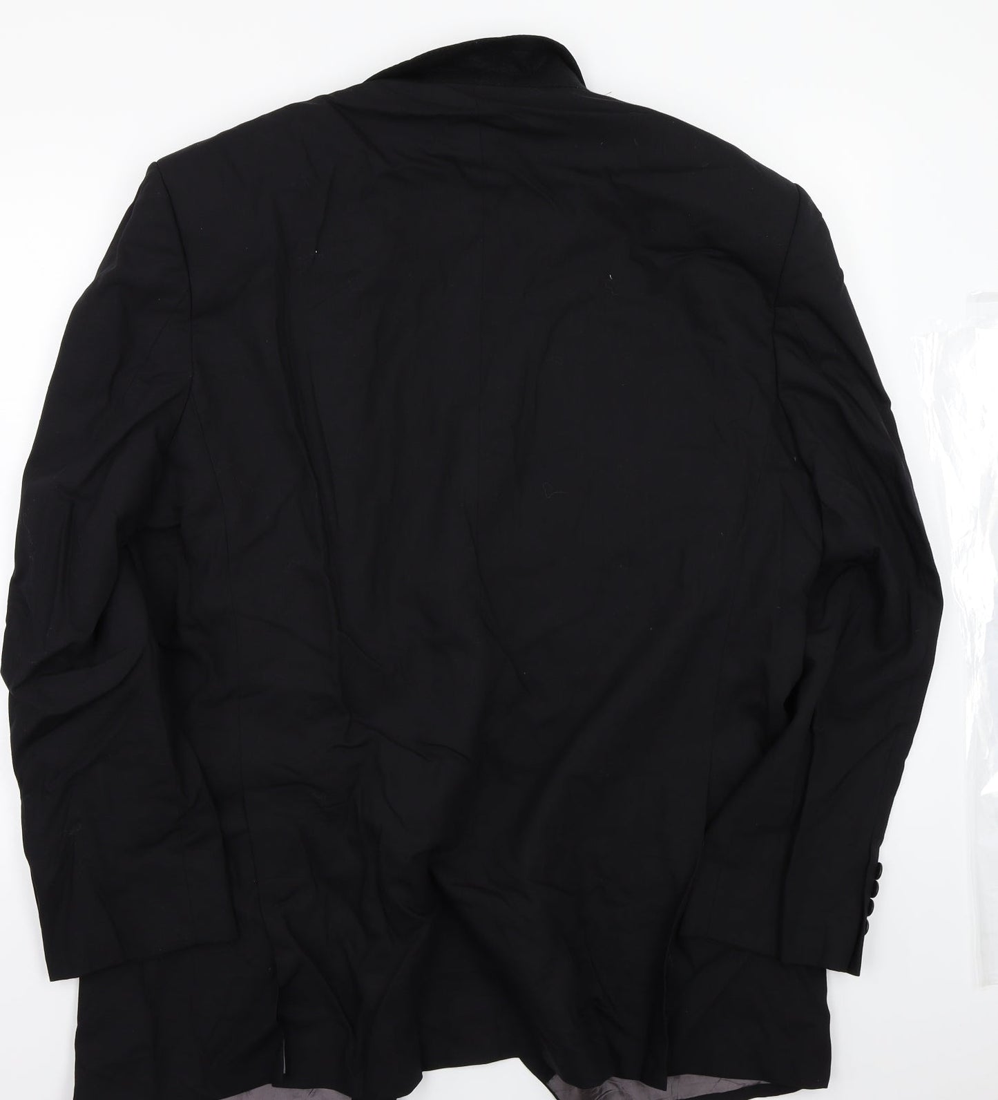 Marks and Spencer Mens Black   Jacket Suit Jacket Size 42