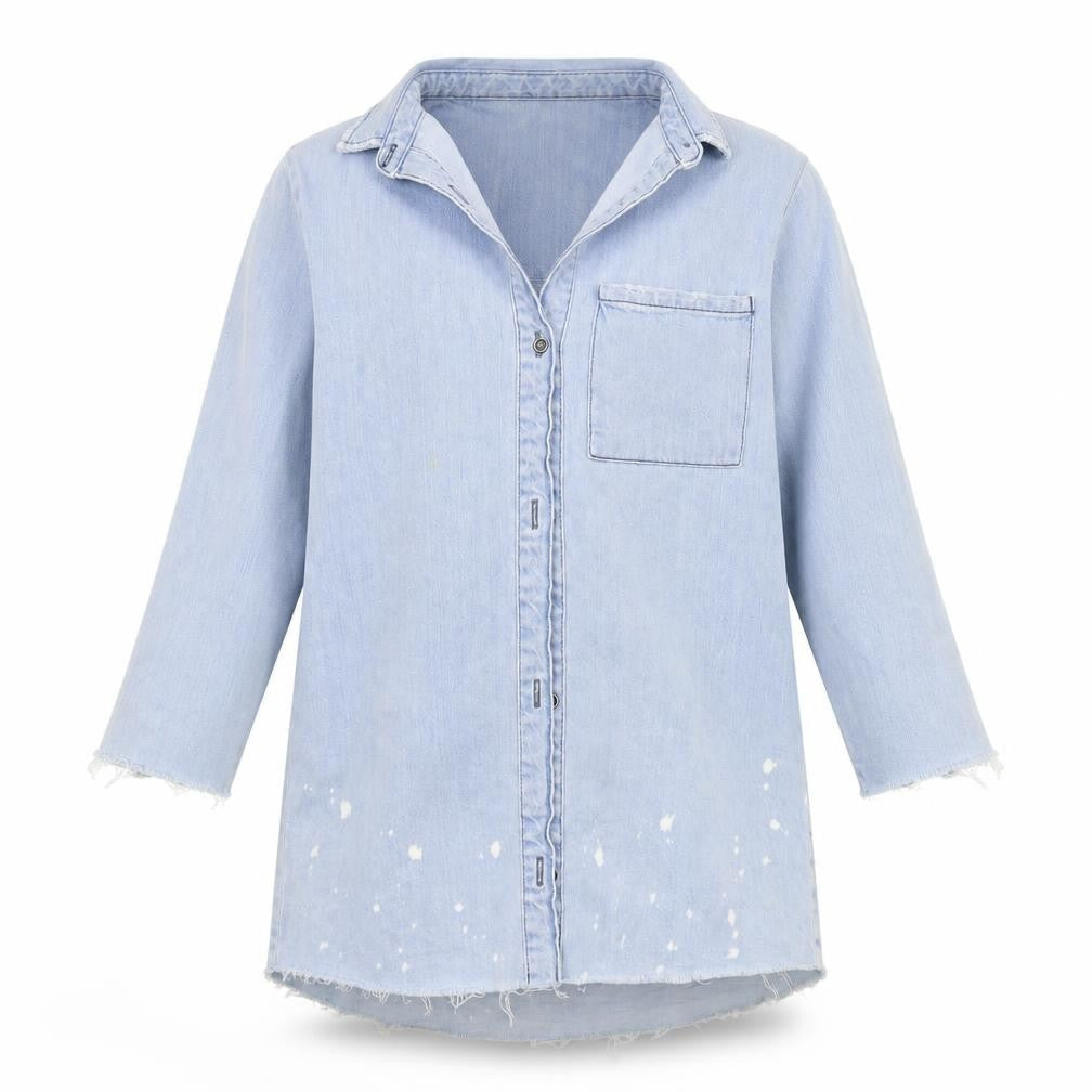 Zara Girls Blue   Basic Button-Up Size 9-10 Years