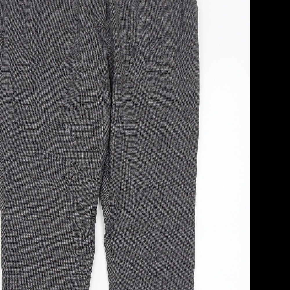 H&M Womens Grey   Trousers  Size 8 L29 in