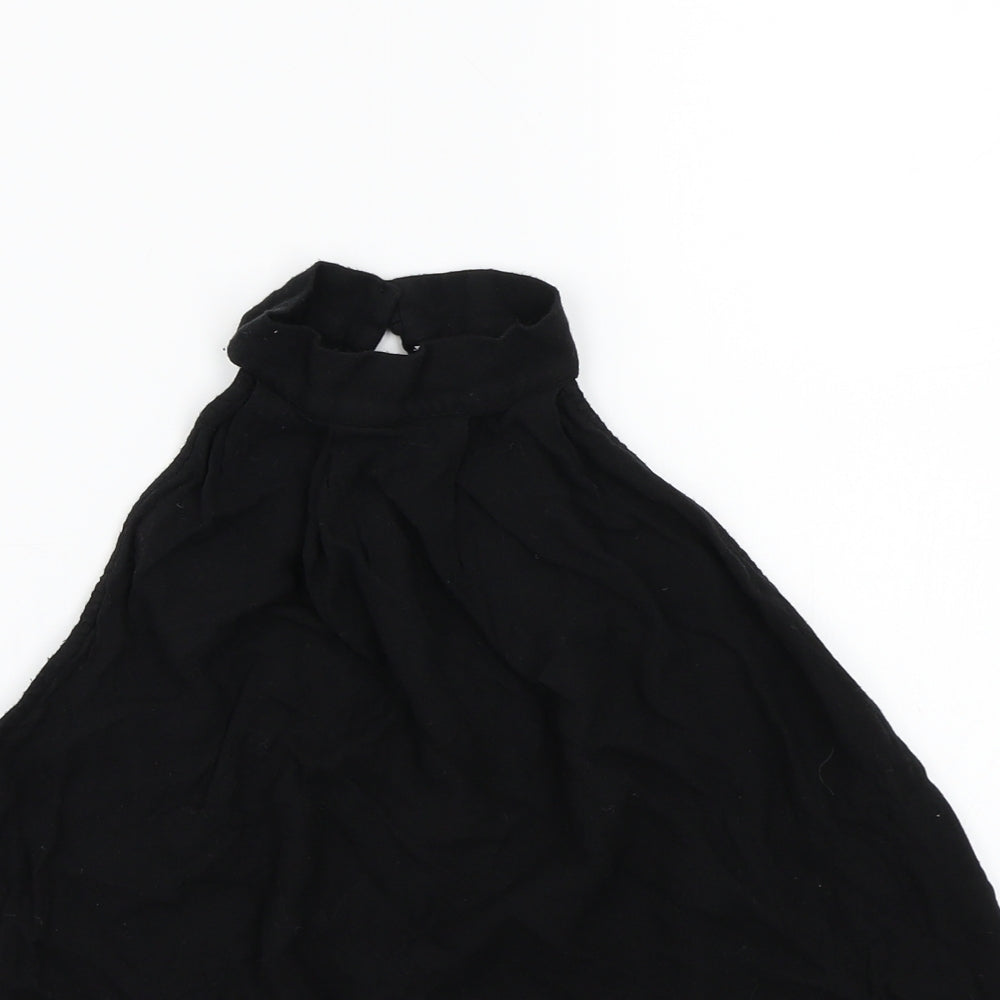 Pieces Womens Black   Basic T-Shirt Size S