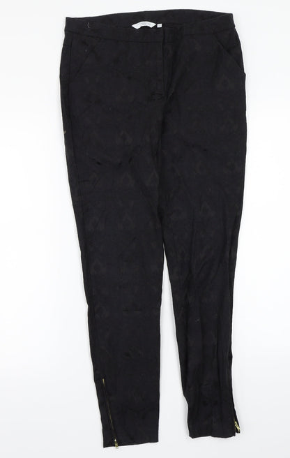 New Look Womens Black   Trousers  Size 12 L28 in