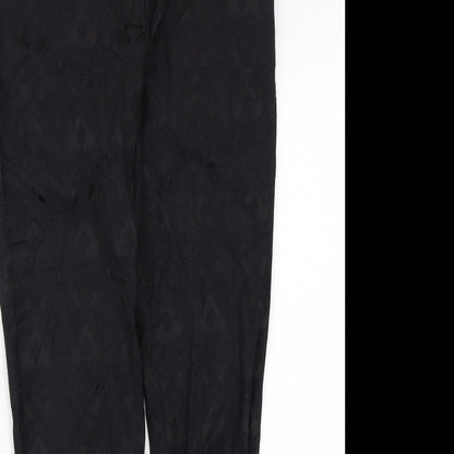 New Look Womens Black   Trousers  Size 12 L28 in