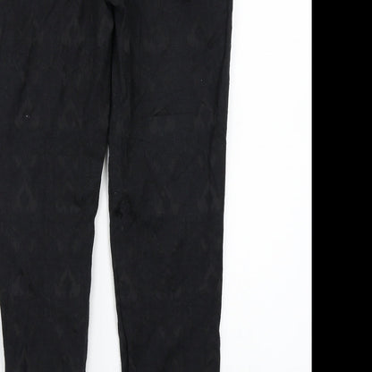 New Look Womens Black   Trousers  Size 12 L28 in