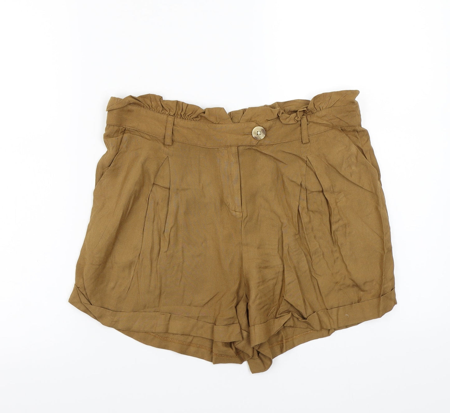 innocence Womens Brown   Cut-Off Shorts Size 8
