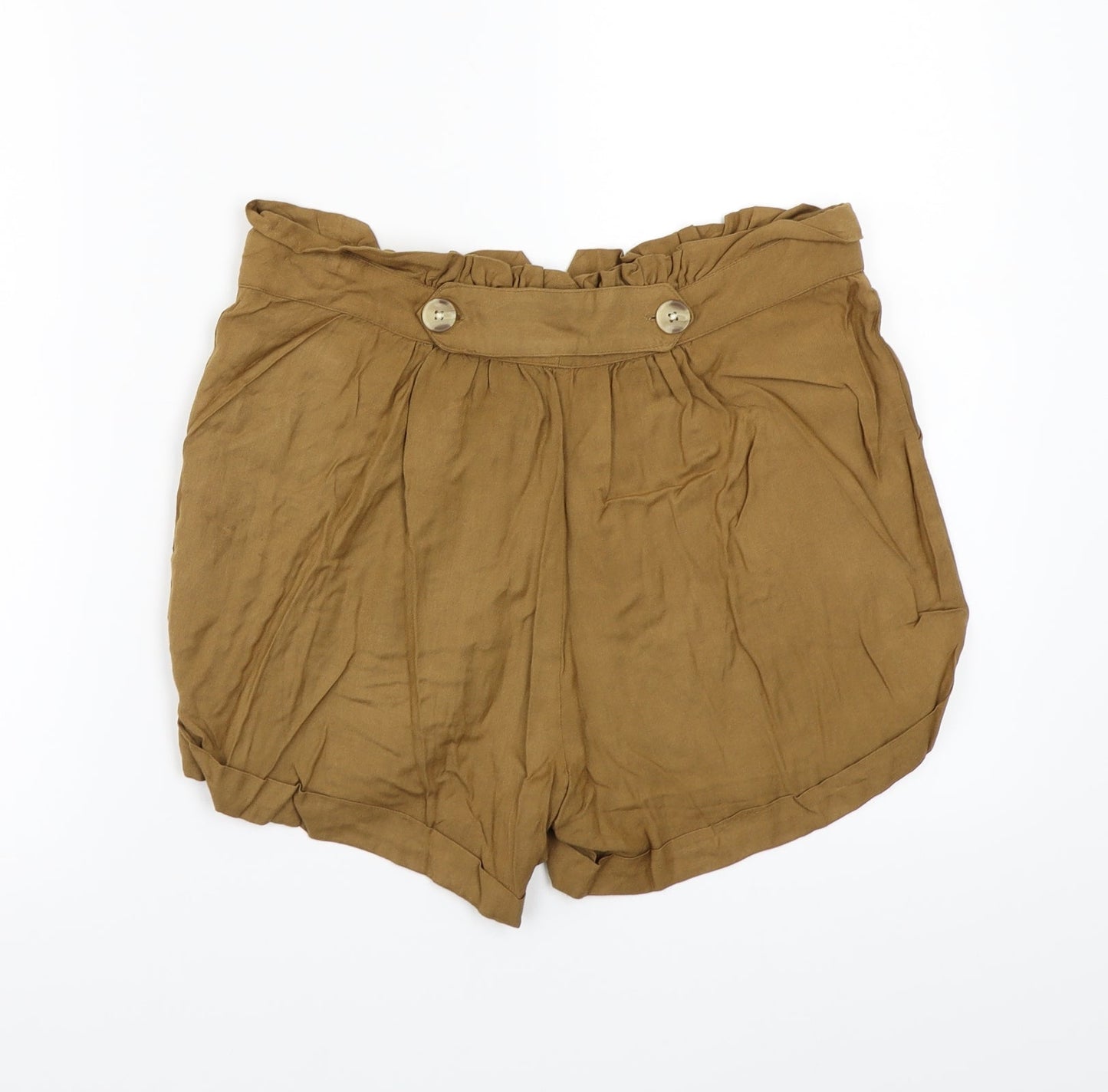 innocence Womens Brown   Cut-Off Shorts Size 8