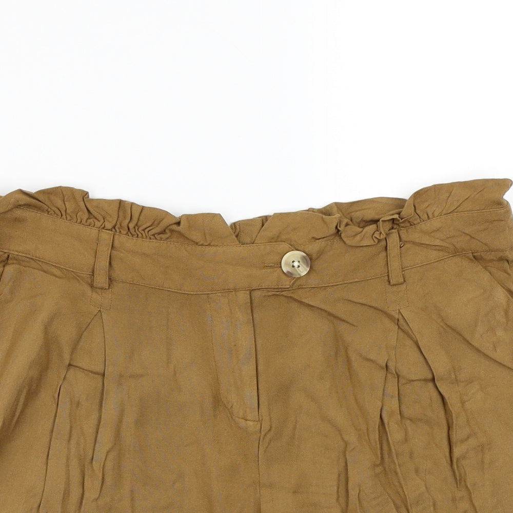 innocence Womens Brown   Cut-Off Shorts Size 8