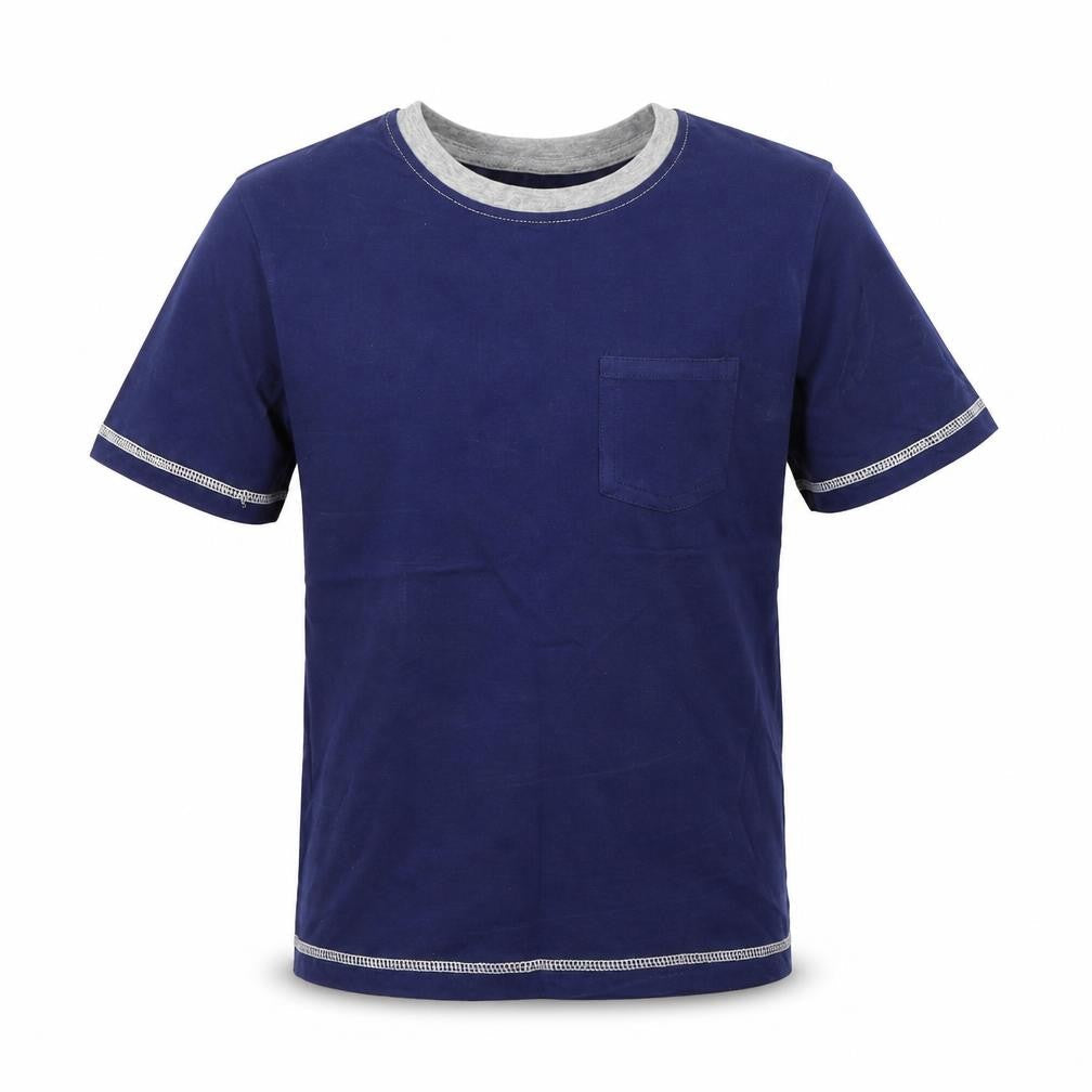 Nutmeg Girls Blue   Basic T-Shirt Size 8-9 Years