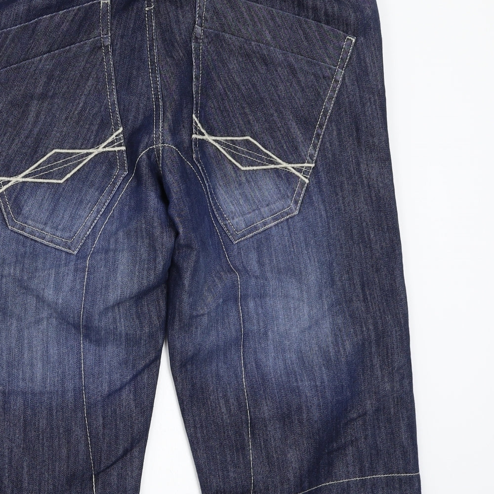 Preworn Womens Blue   Bermuda Shorts Size 34