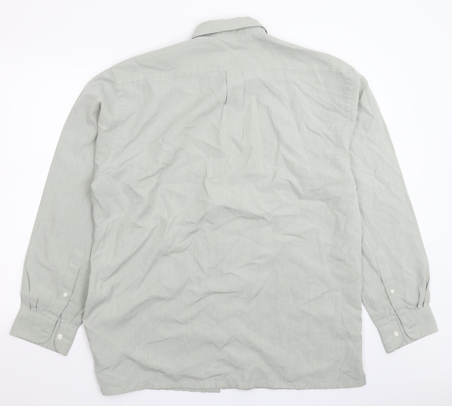 Marks and Spencer Mens Grey    Button-Up Size L