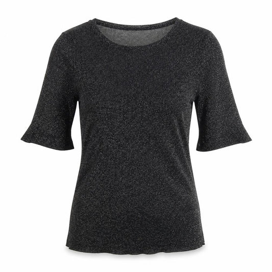 Zara Womens Silver   Basic T-Shirt Size L