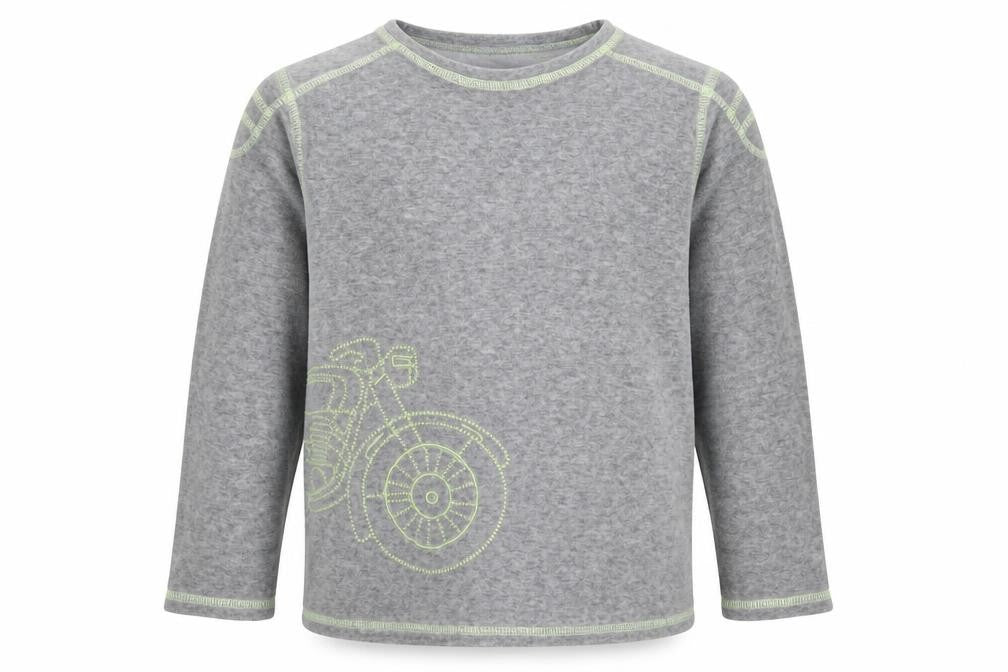 Vertbaudet Girls Grey Solid  Top Pyjama Top Size 6 Years