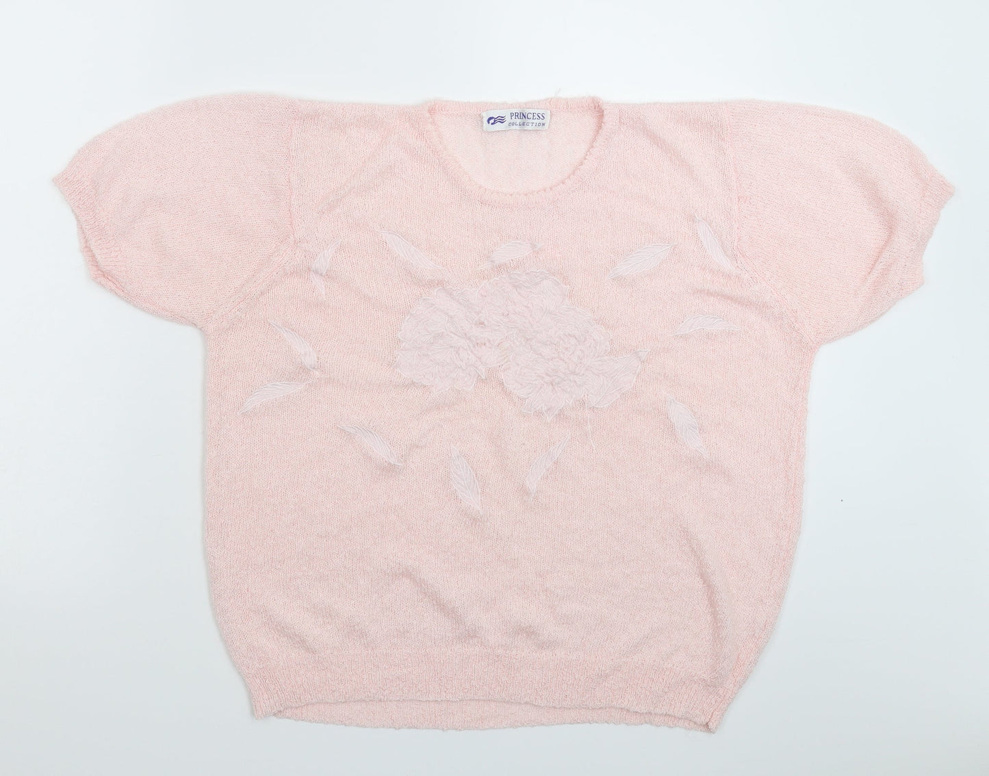 Princess Womens Pink  Knit Pullover Jumper Size 18