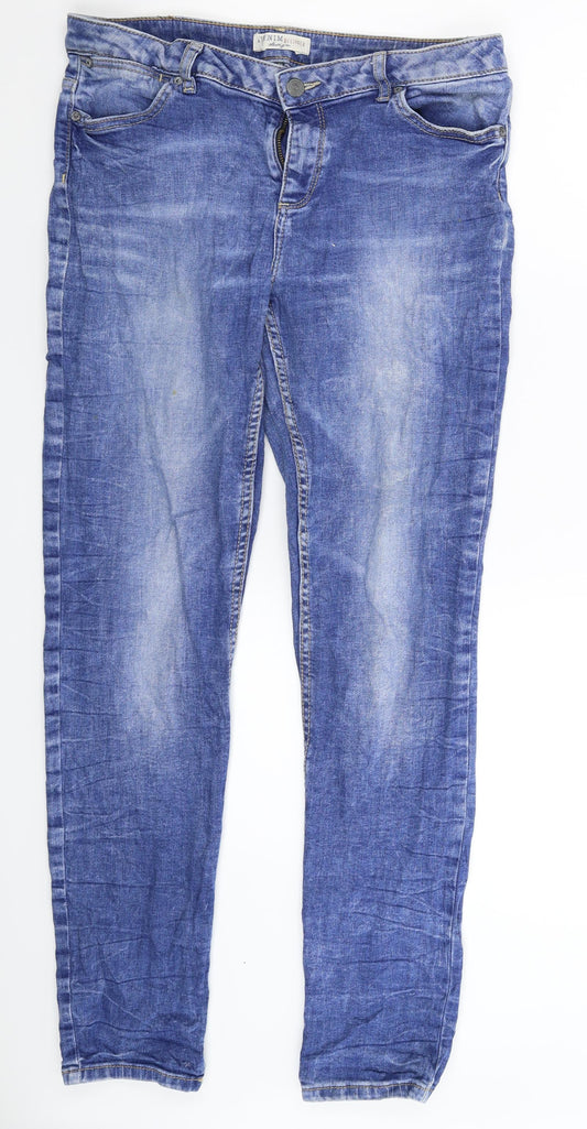 Lindex Womens Blue  Denim Skinny Jeans Size 32 in L30 in