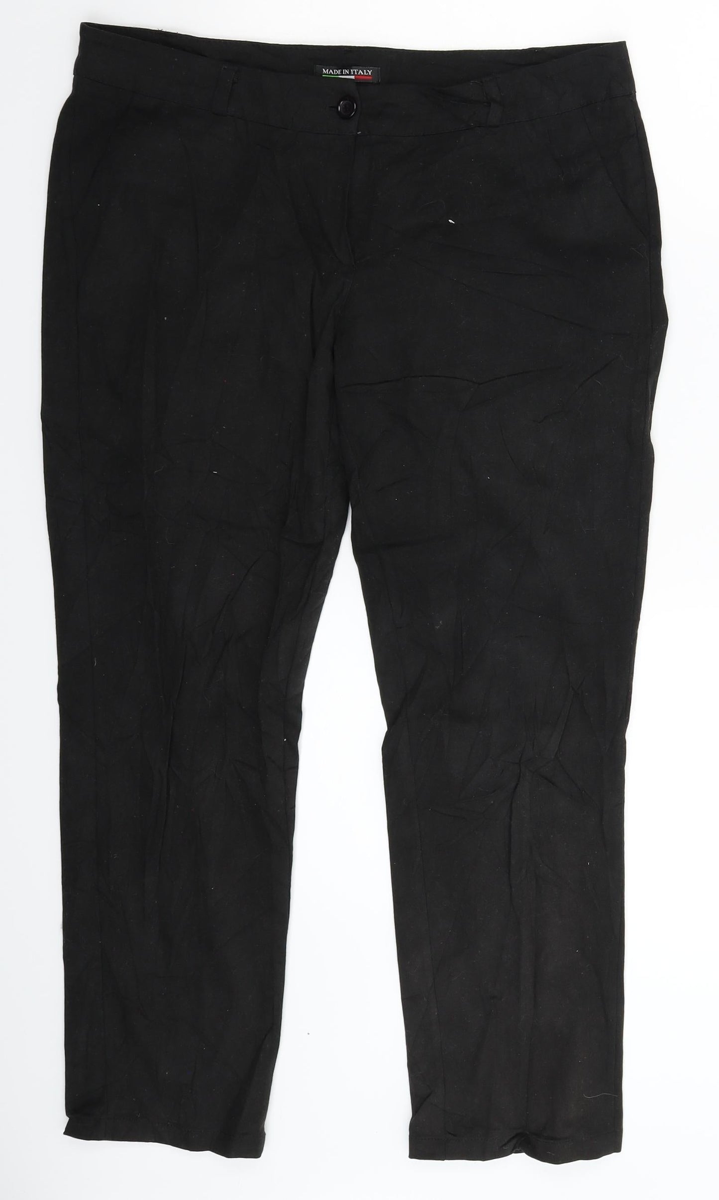 Preworn Womens Black   Trousers  Size 2XL L27 in