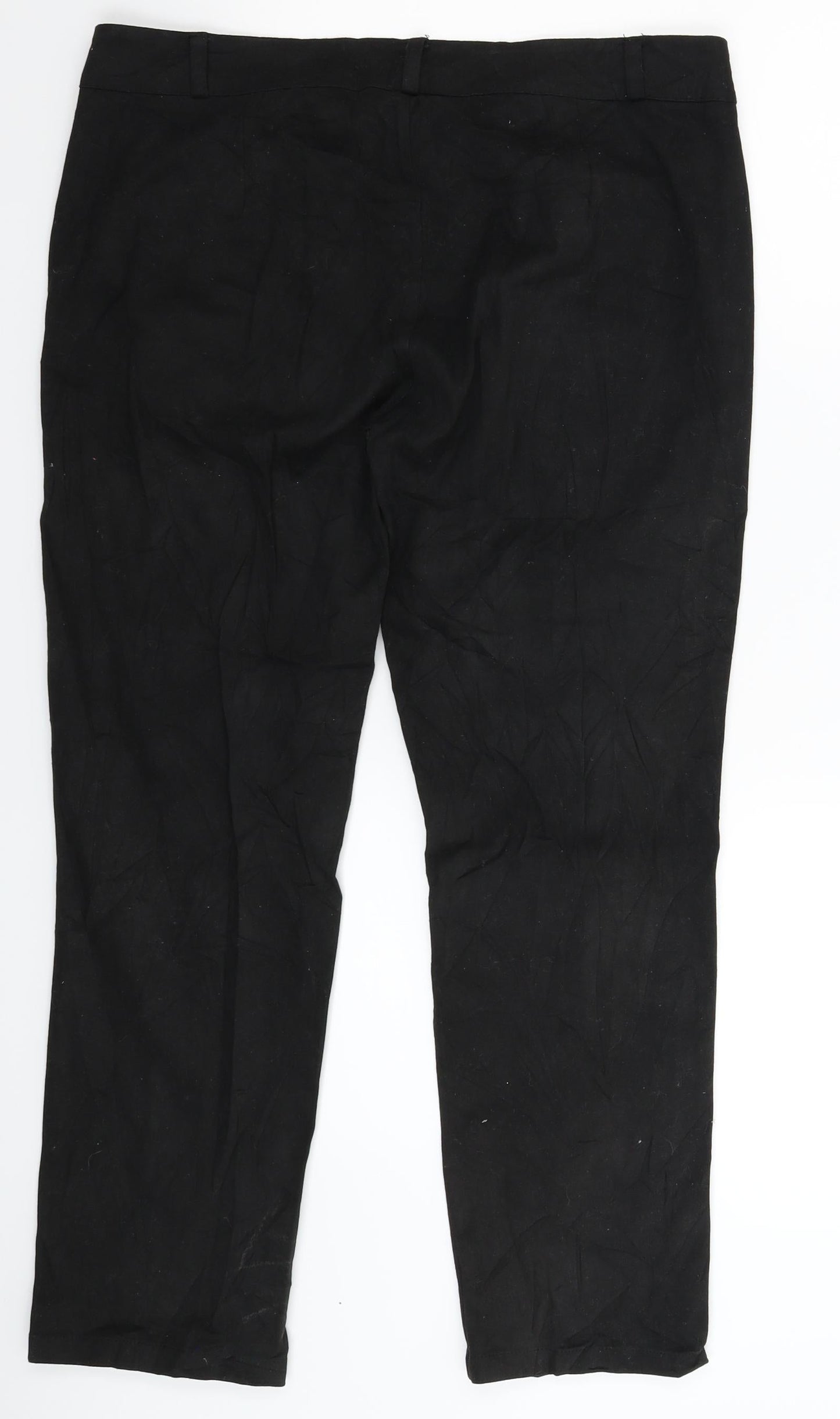 Preworn Womens Black   Trousers  Size 2XL L27 in