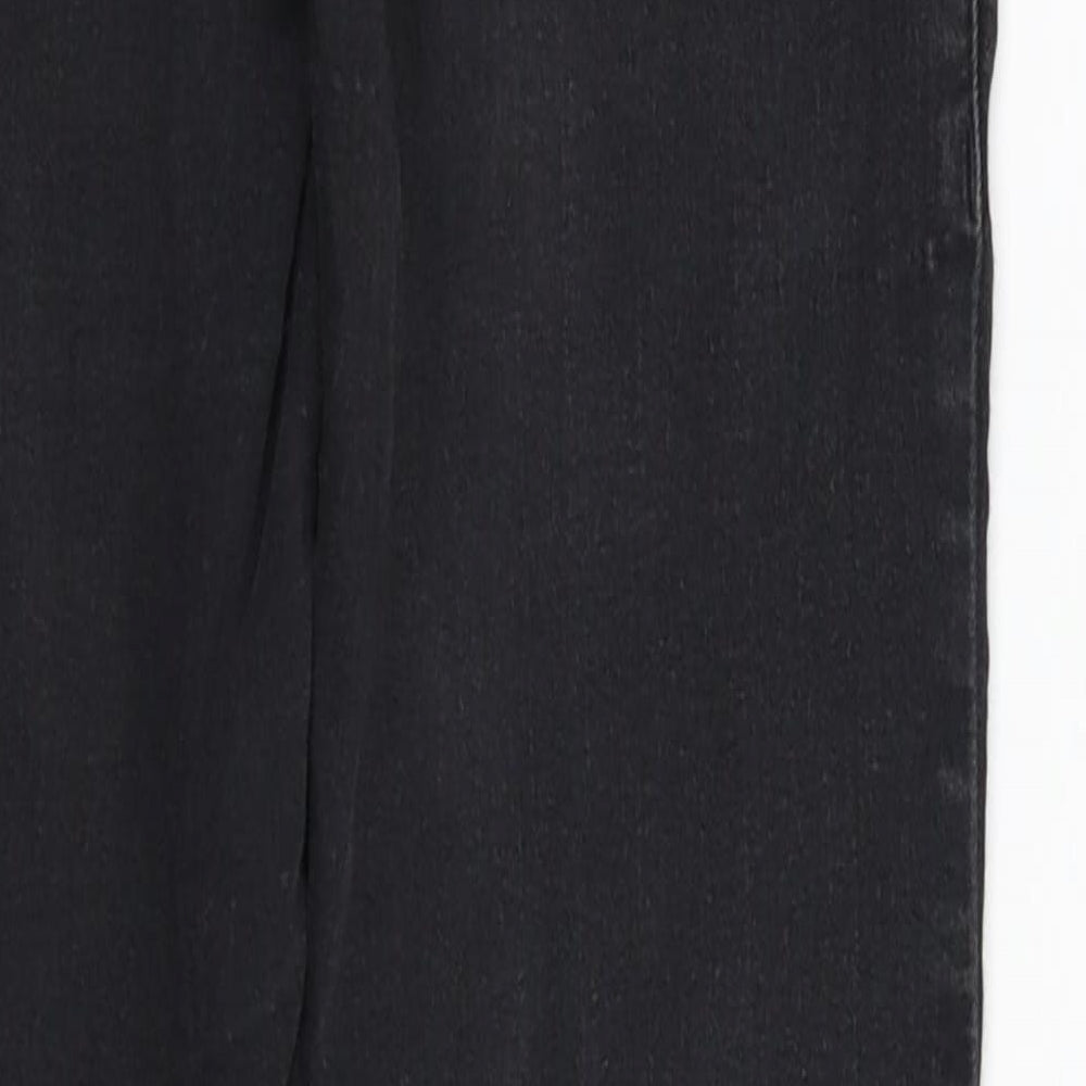 Topshop Womens Black  Denim Jegging Jeans Size 24 in L28 in