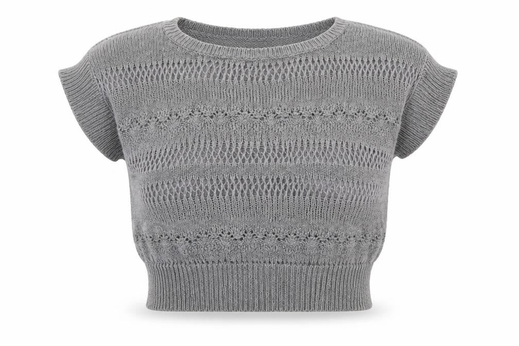 Sutherland Womens Grey  Knit Pullover Jumper Size XL